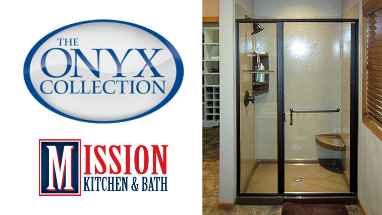 Onyx Maintenance Free Shower Kit - Mission Kitchen and Bath
